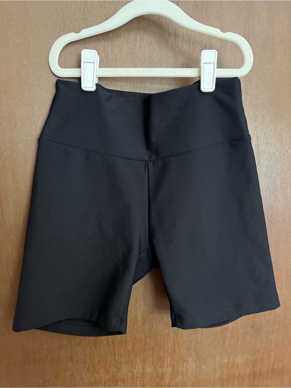 Skatie High-Waist Black Active Bike Shorts